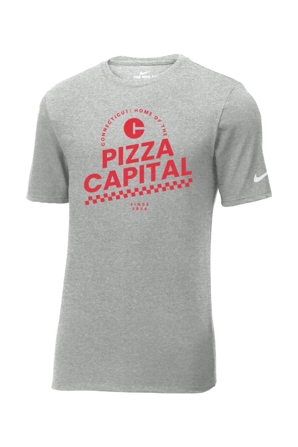 Connecticut - Pizza Capital - Nike Core Cotton Tee