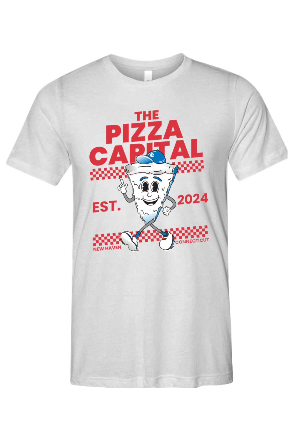 Connecticut - The Pizza Capital - Bella + Canvas Short Sleeve Tee