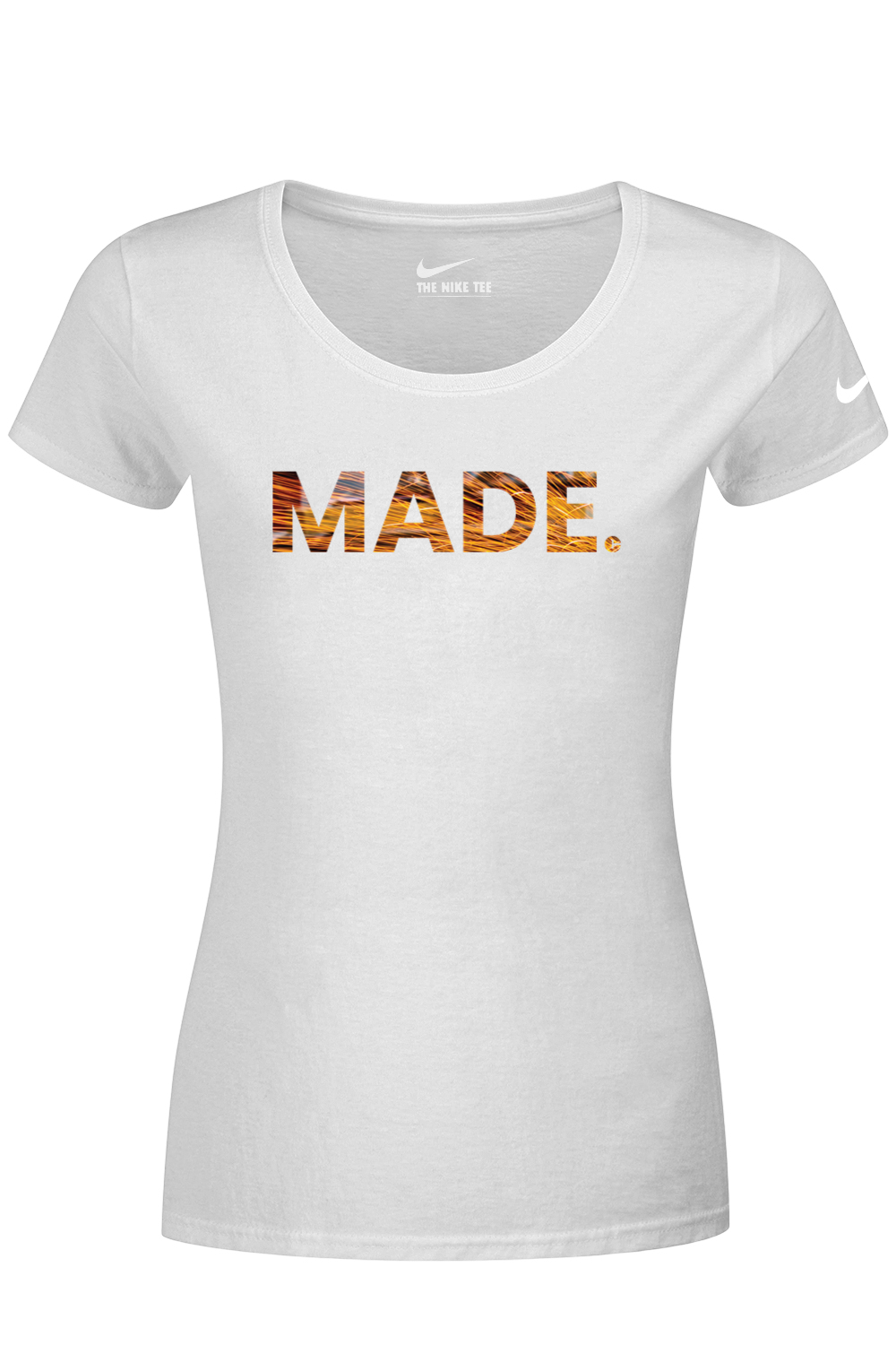 Connecticut - Made - Nike Ladies Dri-FIT Cotton/Poly Tee