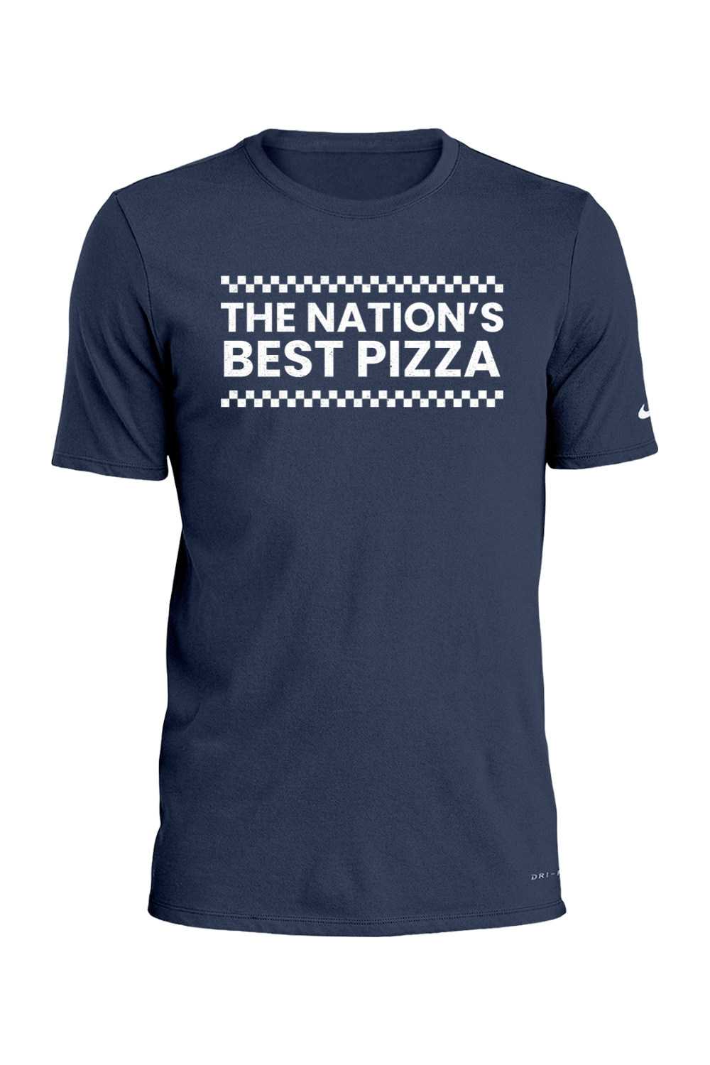 Connecticut - The Nation's Best Pizza - Nike Dri-FIT Cotton/Poly Tee
