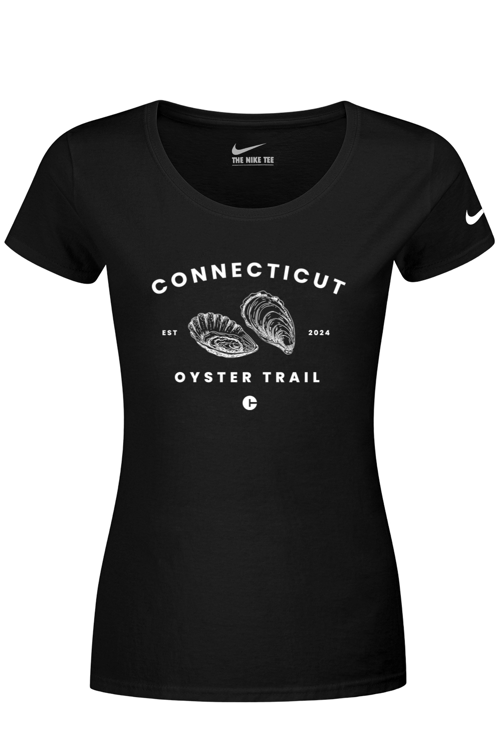 Connecticut - Oyster Trail - Nike Ladies Dri-FIT Cotton/Poly Tee