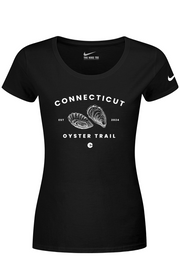 Connecticut - Oyster Trail - Nike Ladies Dri-FIT Cotton/Poly Tee