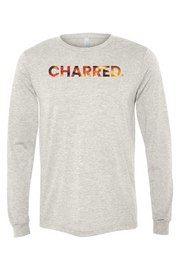Connecticut - Charred - BELLA + CANVAS Unisex Long Sleeve Tee