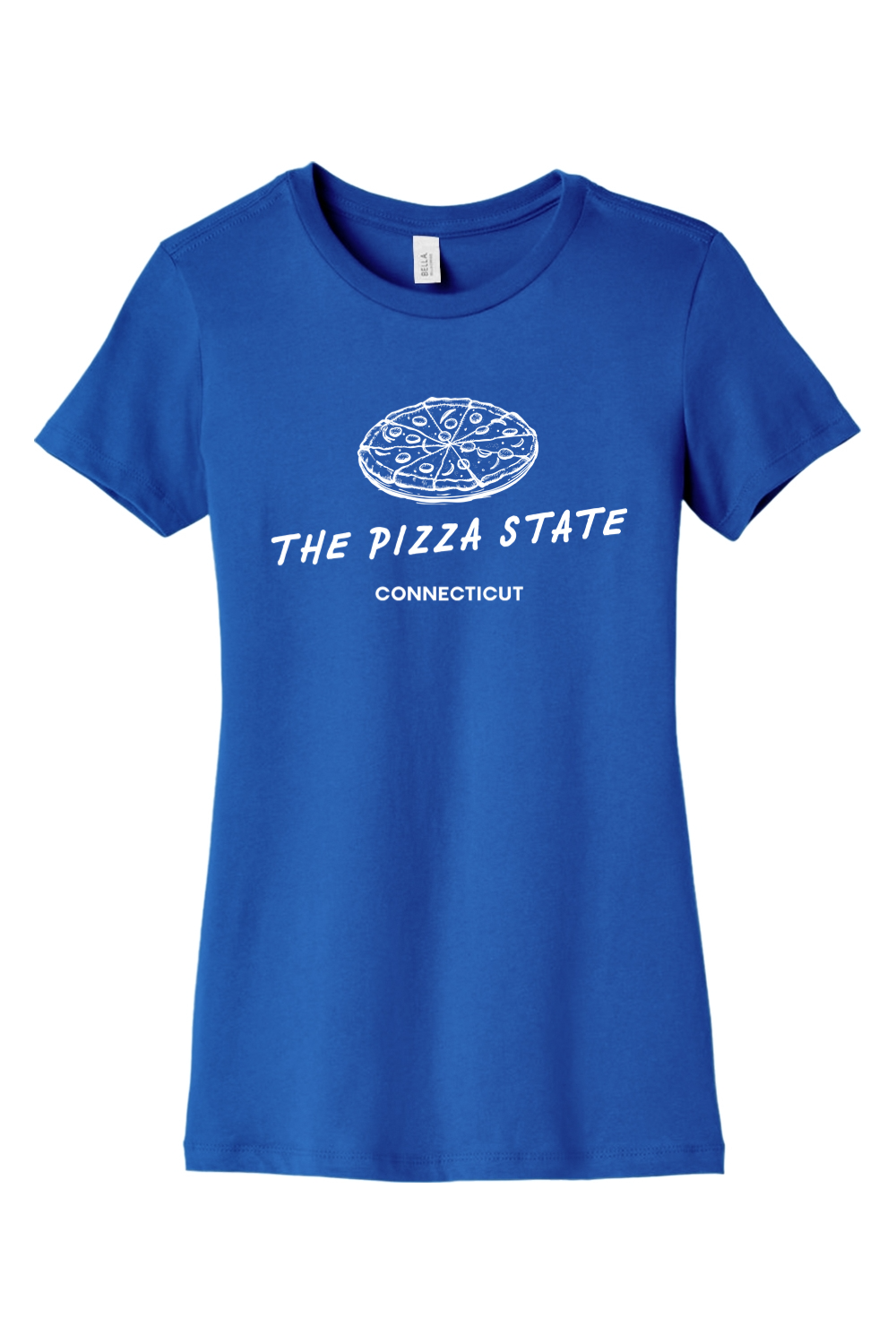 Connecticut - The Pizza State - BELLA+CANVAS Women’s Slim Fit Tee