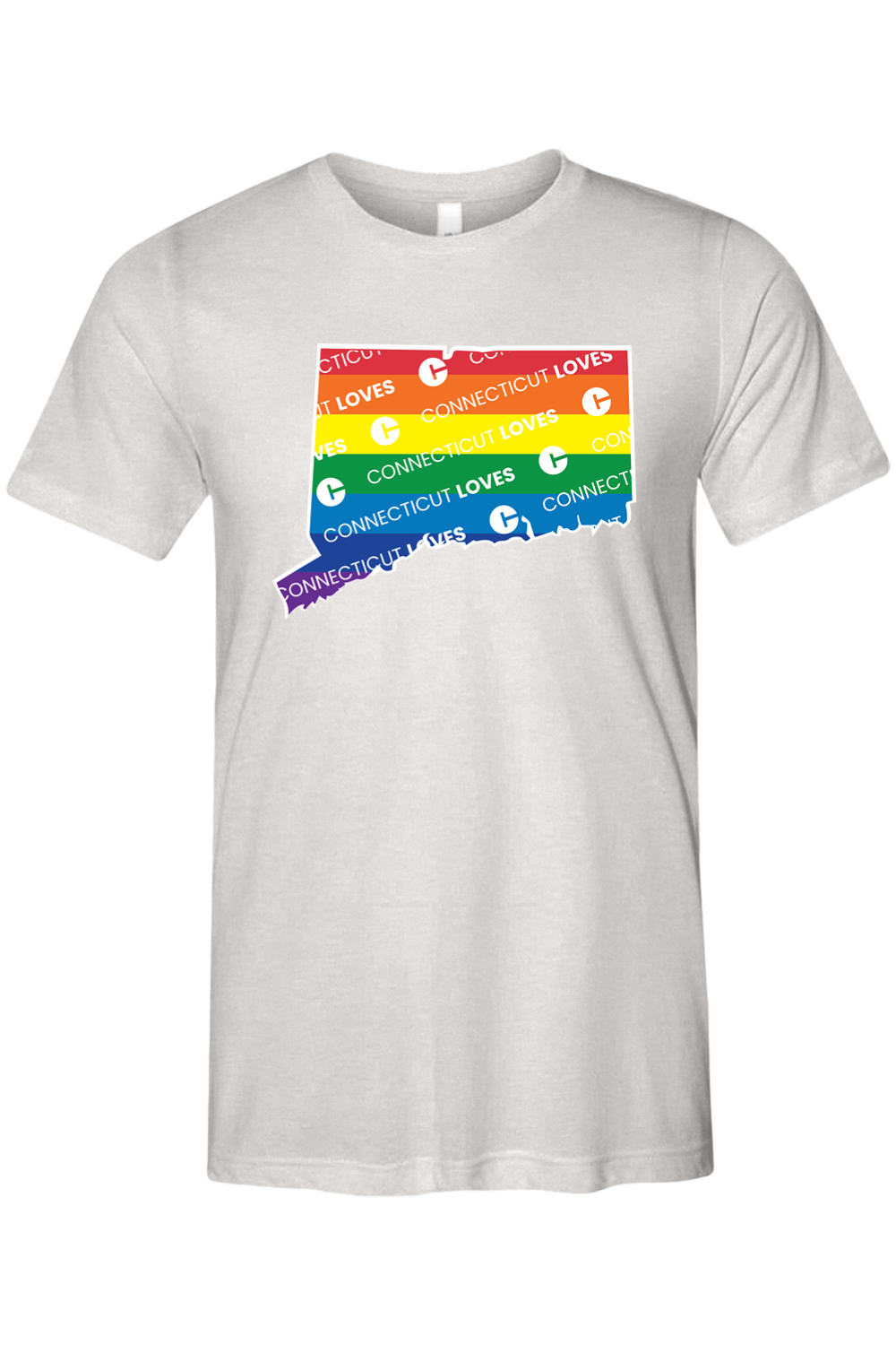 Connecticut - State Logo - Bella + Canvas Short Sleeve Tee