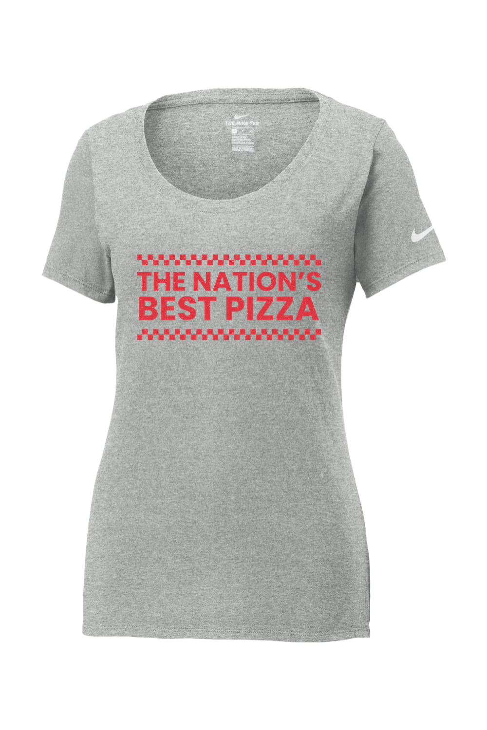 Connecticut - Nation's Best Pizza - Nike Ladies Core Cotton Tee