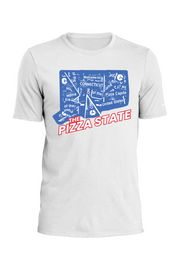 Connecticut - The Pizza State - Nike Dri-FIT Cotton/Poly Tee