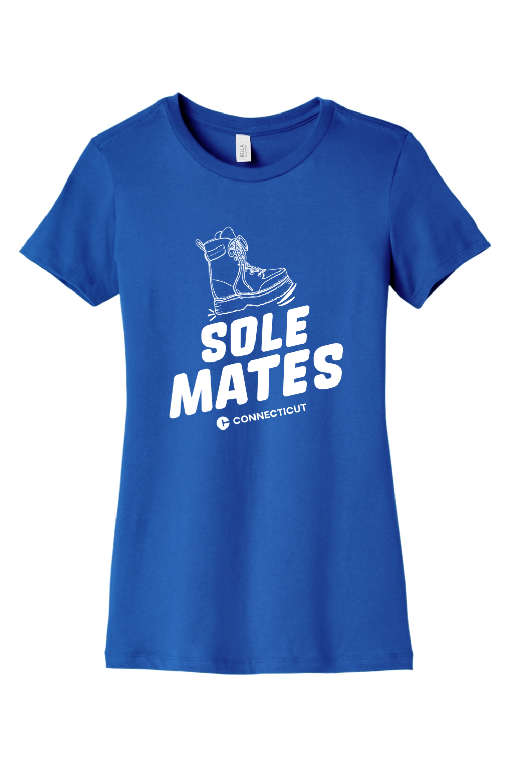 Connecticut - Sole Mates - BELLA+CANVAS Women’s Slim Fit Tee