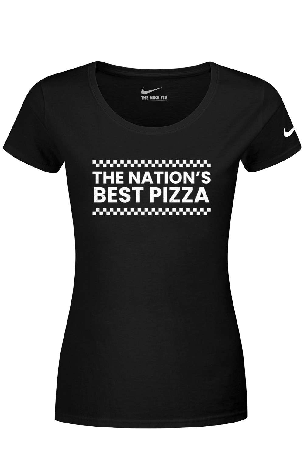 Connecticut - The Nation's Best Pizza - Nike Ladies Dri-FIT Cotton/Poly Tee