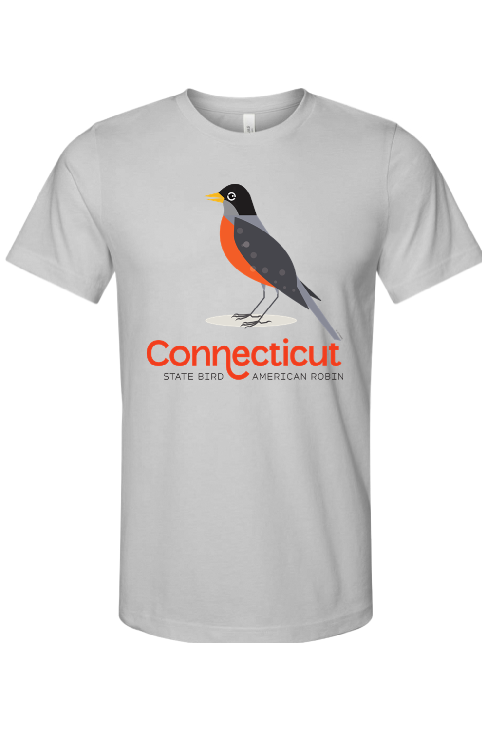 State Bird American Robin - Bella + Canvas Tee