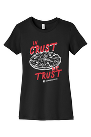 Connecticut - In Crust We Trust - BELLA+CANVAS Women’s Slim Fit Tee