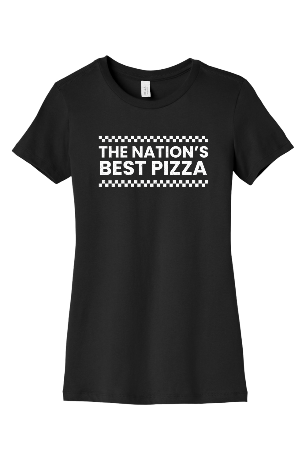 Connecticut - The Nation's Best Pizza - BELLA+CANVAS Women’s Slim Fit Tee