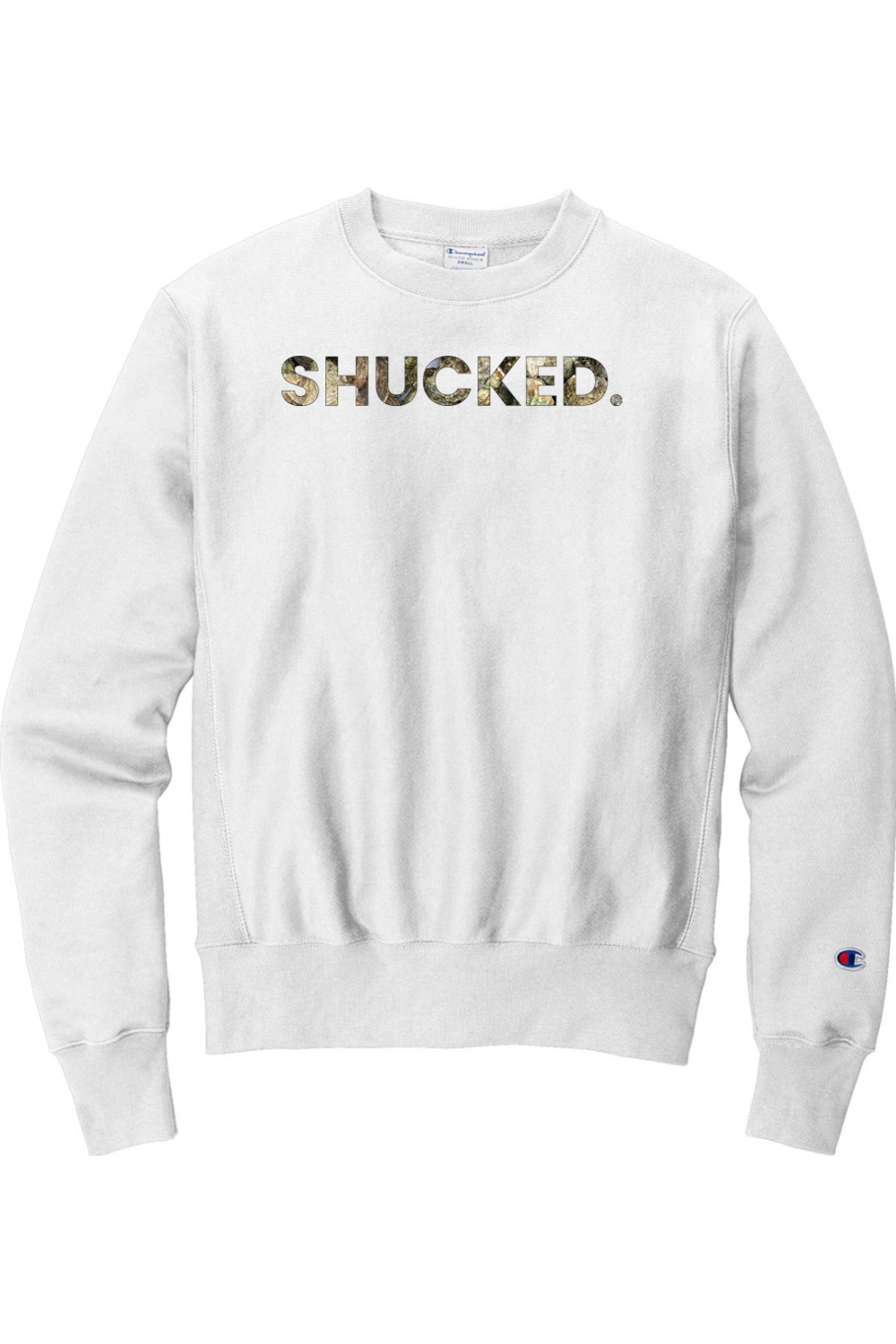 Connecticut - Shucked - Champion  Crewneck Sweatshirt