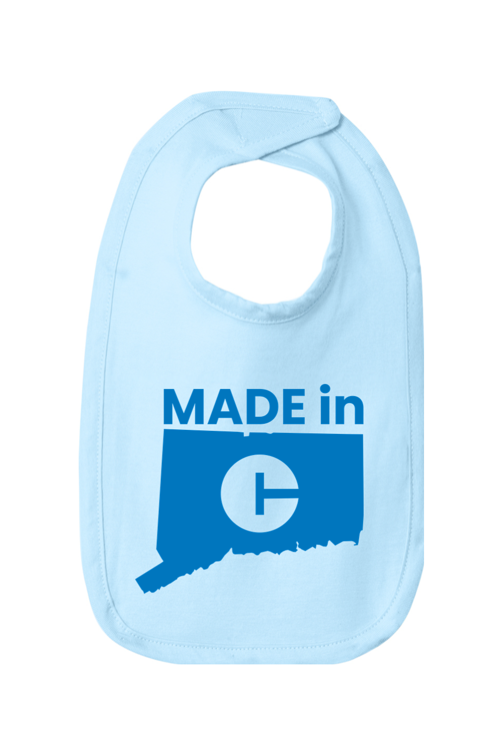 Connecticut - Made -Rabbit Skins Infant Premium Jersey Bib