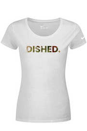 Connecticut - Dished - Nike Ladies Dri-FIT Cotton/Poly Tee