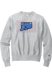 Connecticut - Pizza State - Champion Crewneck Sweatshirt