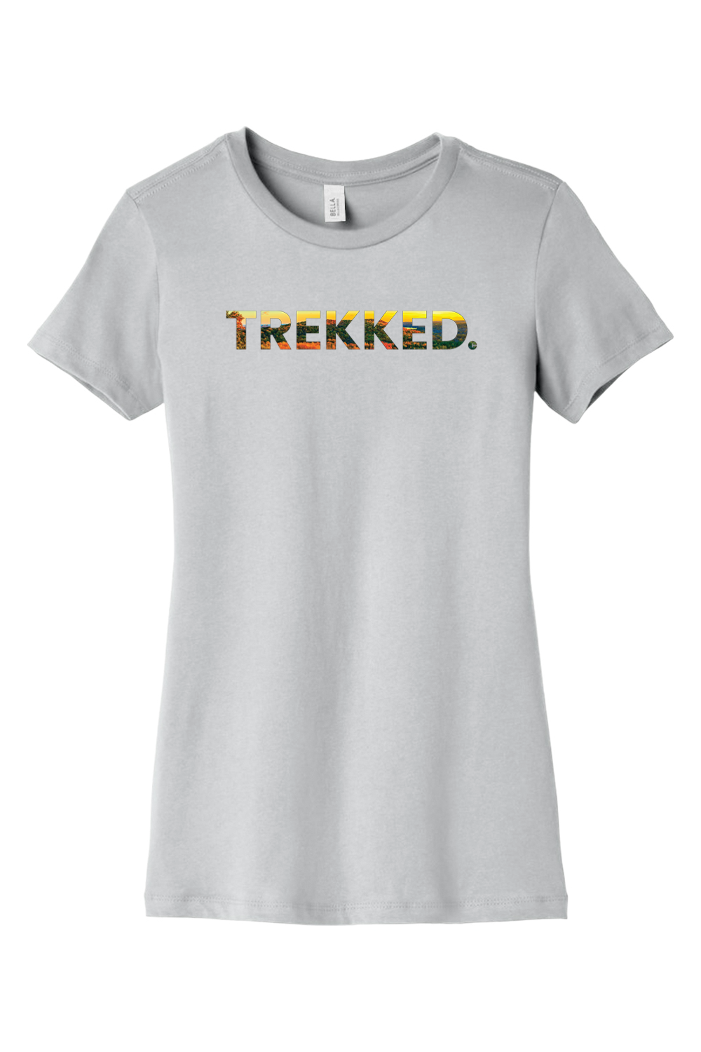 Connecticut - Trekked - BELLA+CANVAS Women’s Slim Fit Tee