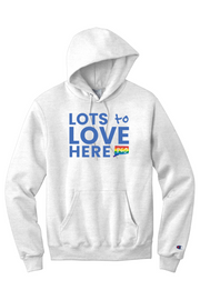 Connecticut - Lots to Love Here - Champion Hooded Sweatshirt