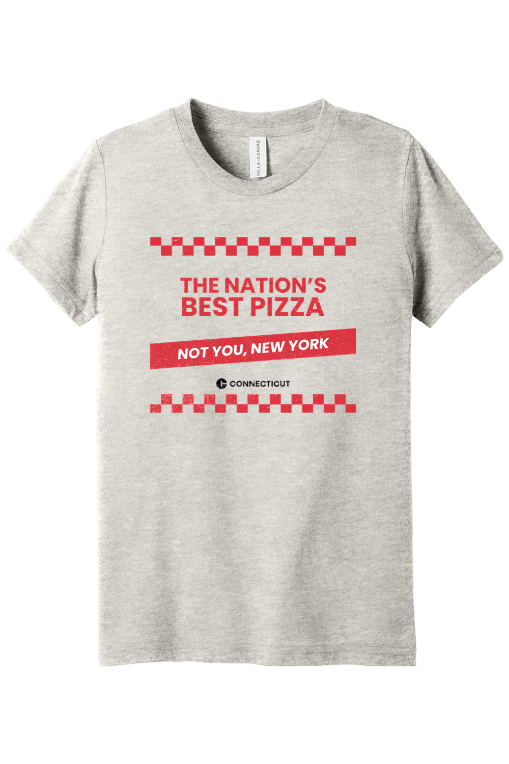 Connecticut - Billboard - Youth BELLA+CANVAS Short Sleeve Tee