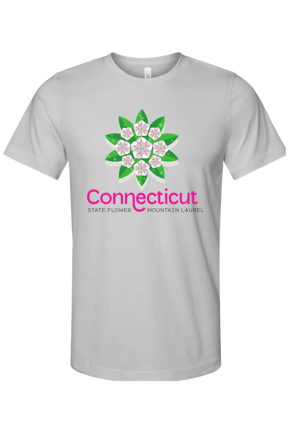 State Flower Mountain Laurel - Bella + Canvas Tee
