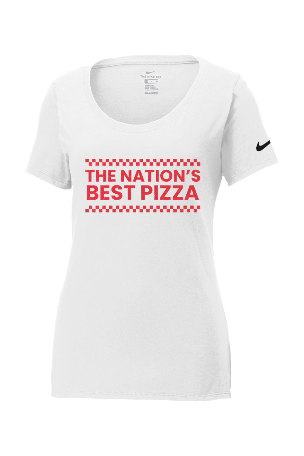 Connecticut - Nation's Best Pizza - Nike Ladies Core Cotton Tee