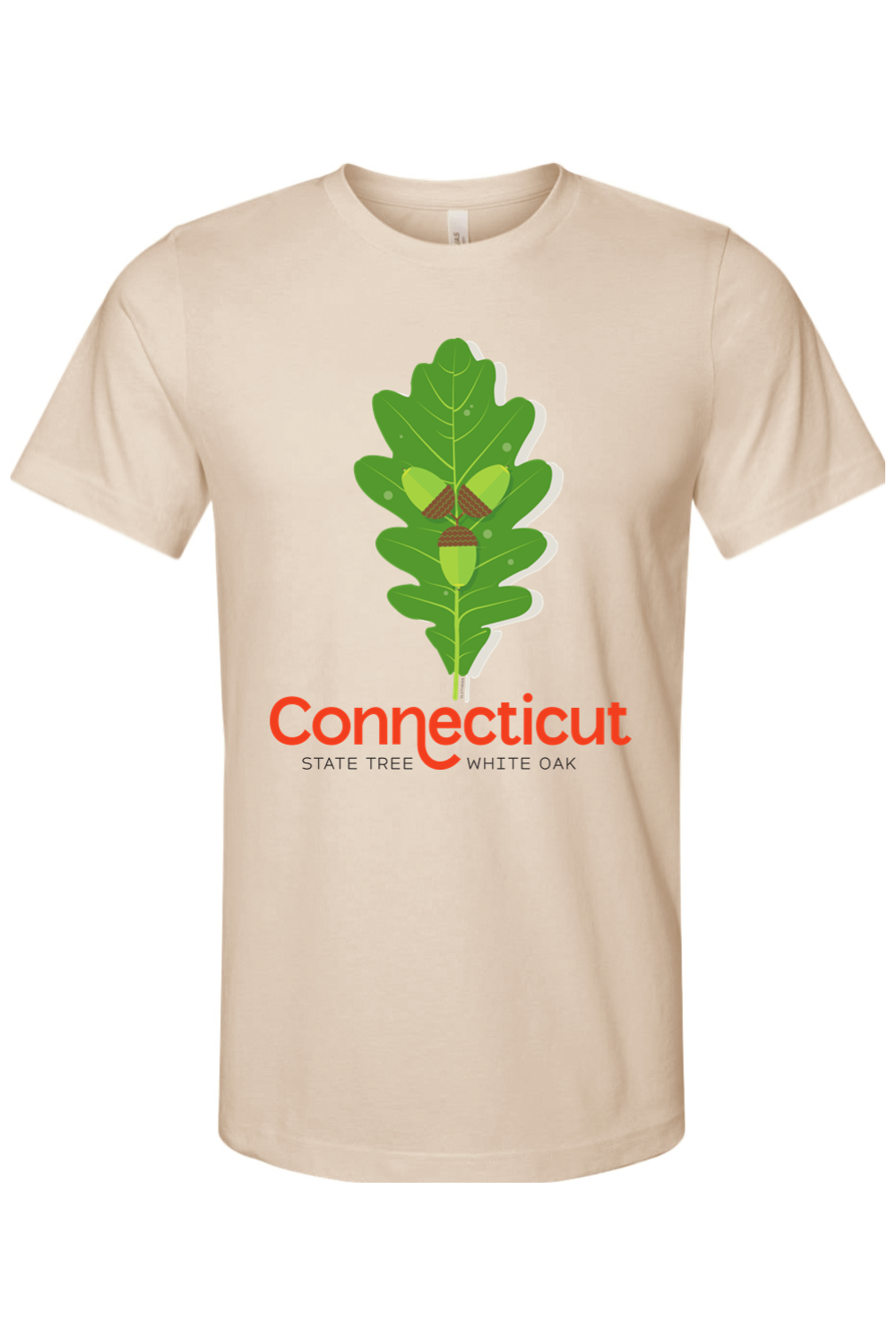 State Tree White Oak - Bella + Canvas Tee