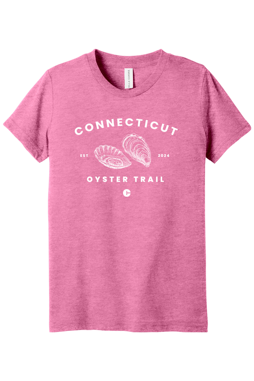 Connecticut - Oyster Trail - Youth BELLA+CANVAS Short Sleeve Tee