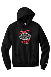 Connecticut - In Crust We Trust - Champion Hooded Sweatshirt