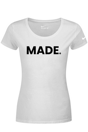 Connecticut - Made - Nike Ladies Dri-FIT Cotton/Poly Tee