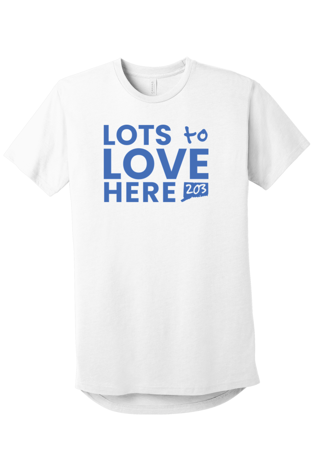 Connecticut - Lots to Love Here - BELLA+CANVAS Men’s Long Body Urban Tee