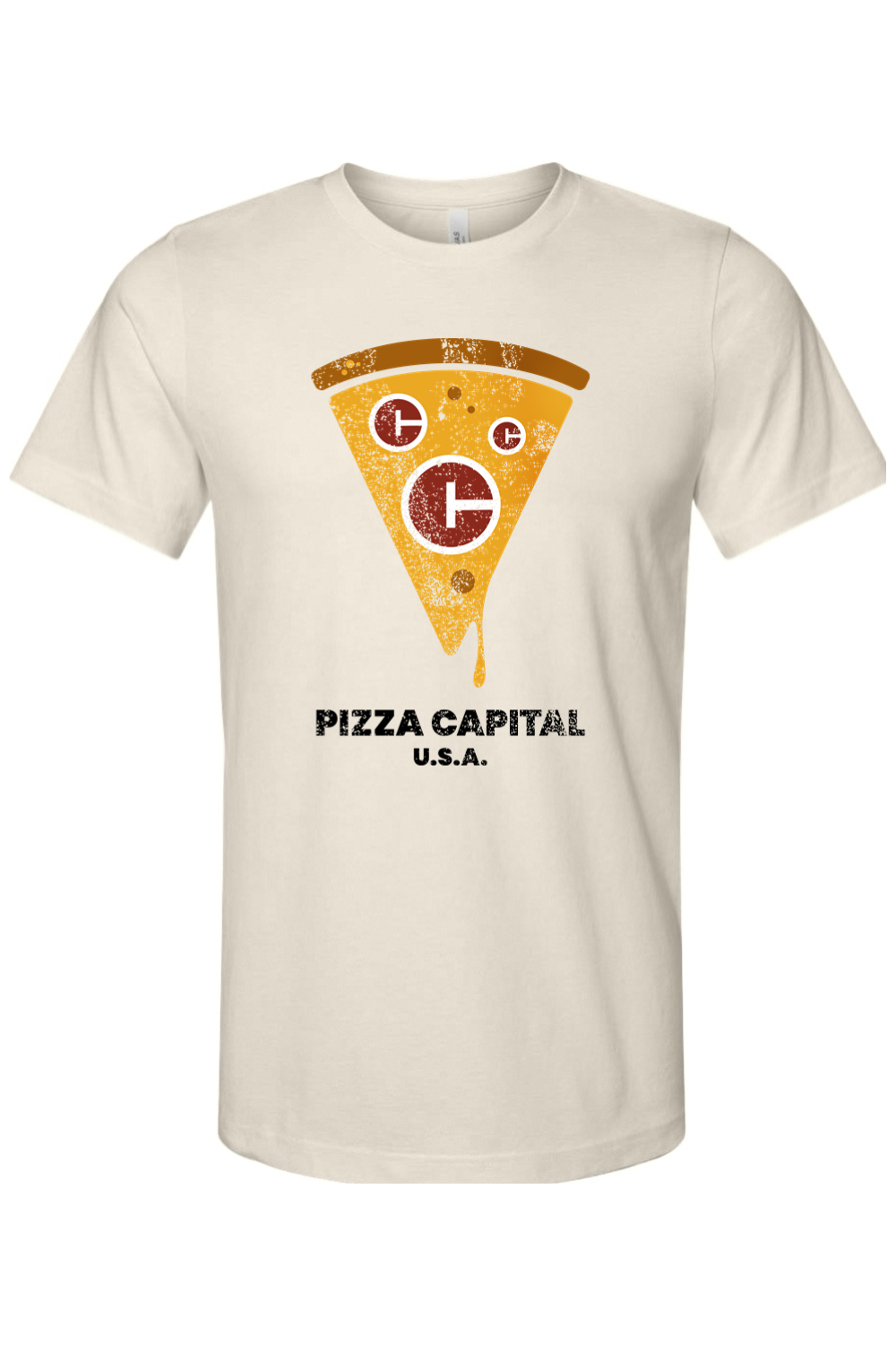 Pizza Capital USA - Bella + Canvas Tee