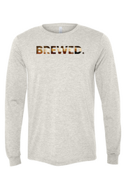 Connecticut - Brewed - BELLA + CANVAS Unisex Long Sleeve Tee
