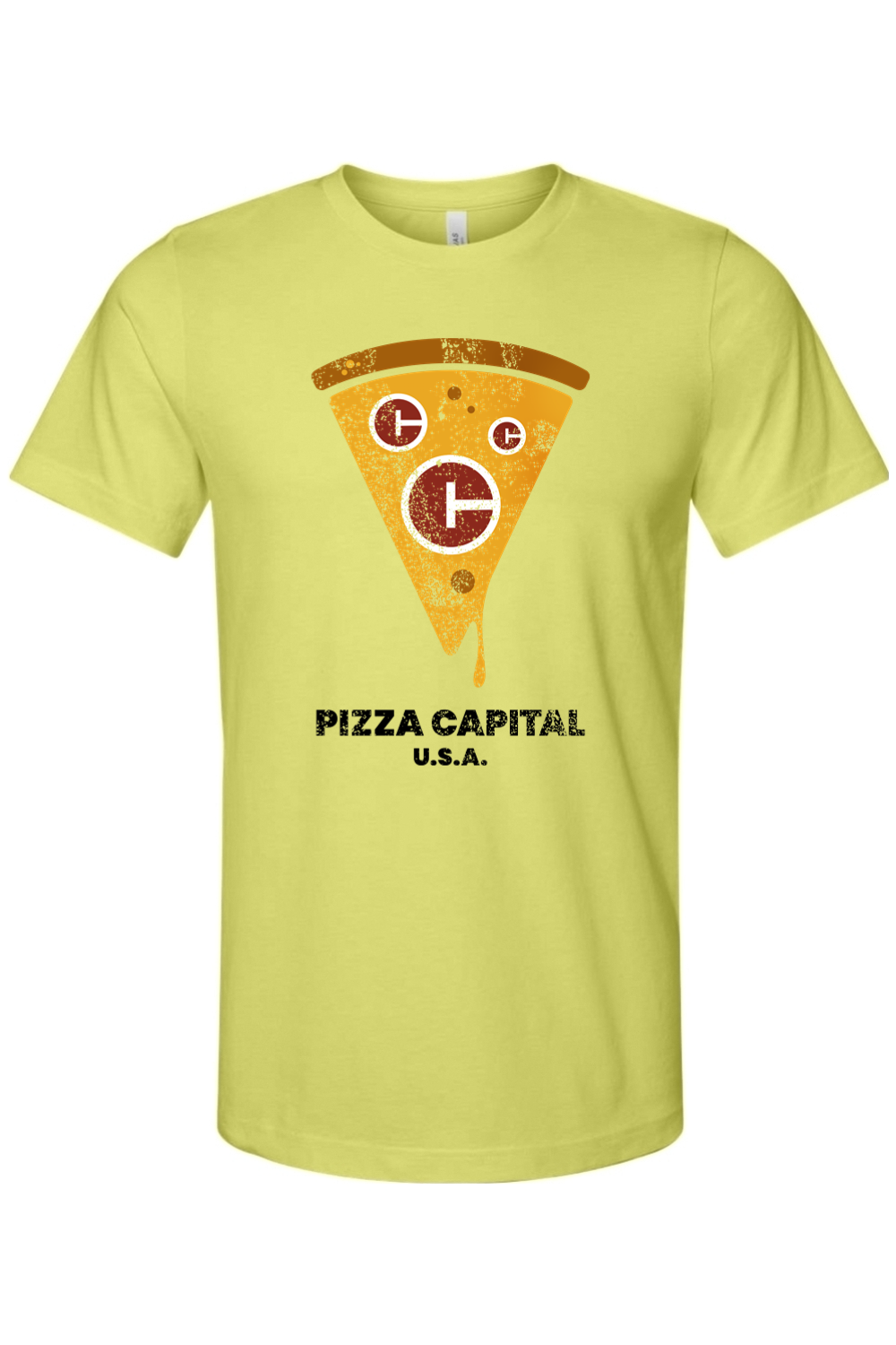 Pizza Capital USA - Bella + Canvas Tee