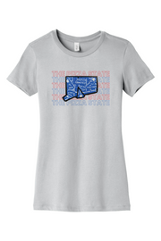 Connecticut - Pizza State - BELLA+CANVAS Women’s Slim Fit Tee