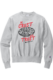 Connecticut - In Crust We Trust - Champion Crewneck Sweatshirt