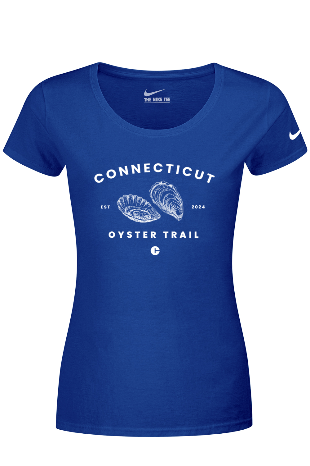 Connecticut - Oyster Trail - Nike Ladies Dri-FIT Cotton/Poly Tee