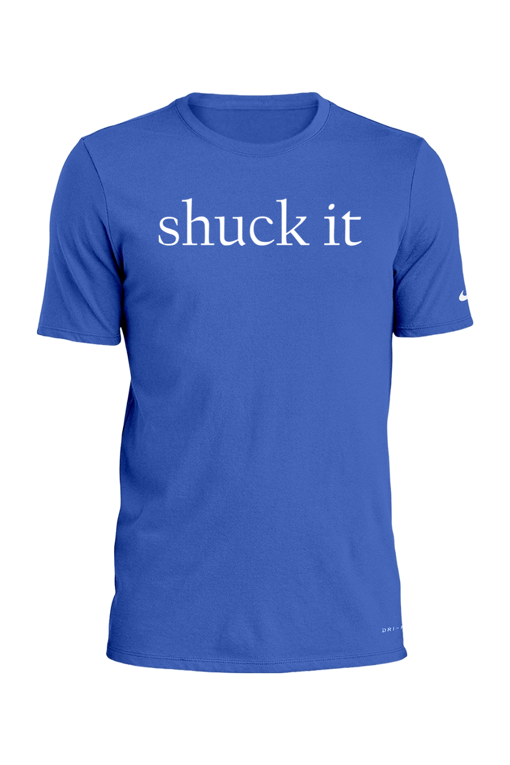 Connecticut - Shuck it - Nike Dri-FIT Cotton/Poly Tee