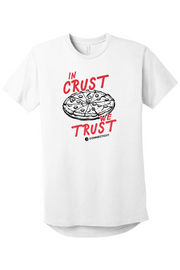 Connecticut - In Crust We Trust - BELLA+CANVAS Men’s Long Body Urban Tee