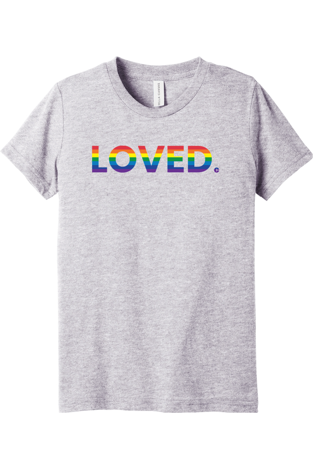 Connecticut - Loved - Youth BELLA+CANVAS Short Sleeve Tee