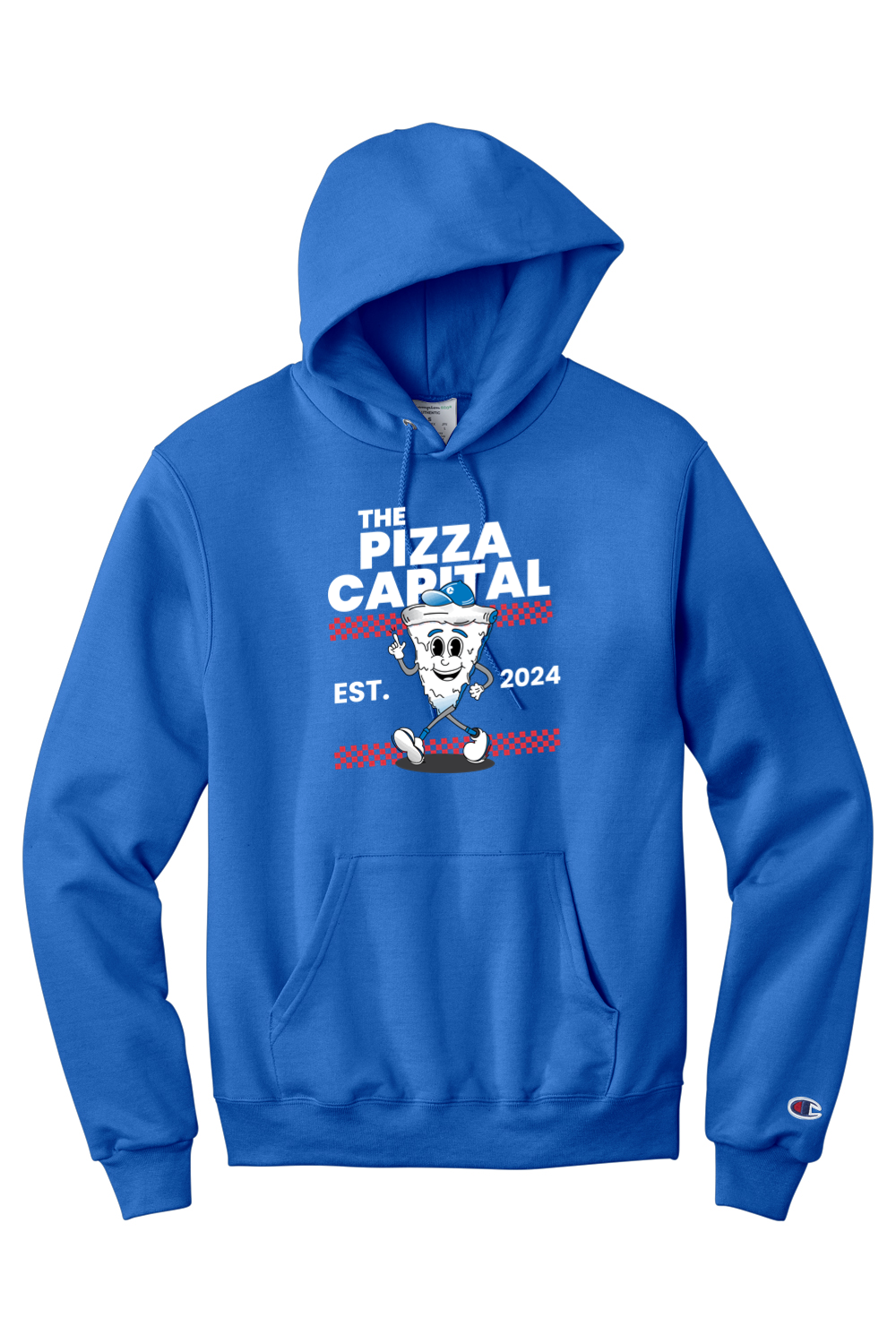 Connecticut - The Pizza Capital - Champion Hooded Sweatshirt
