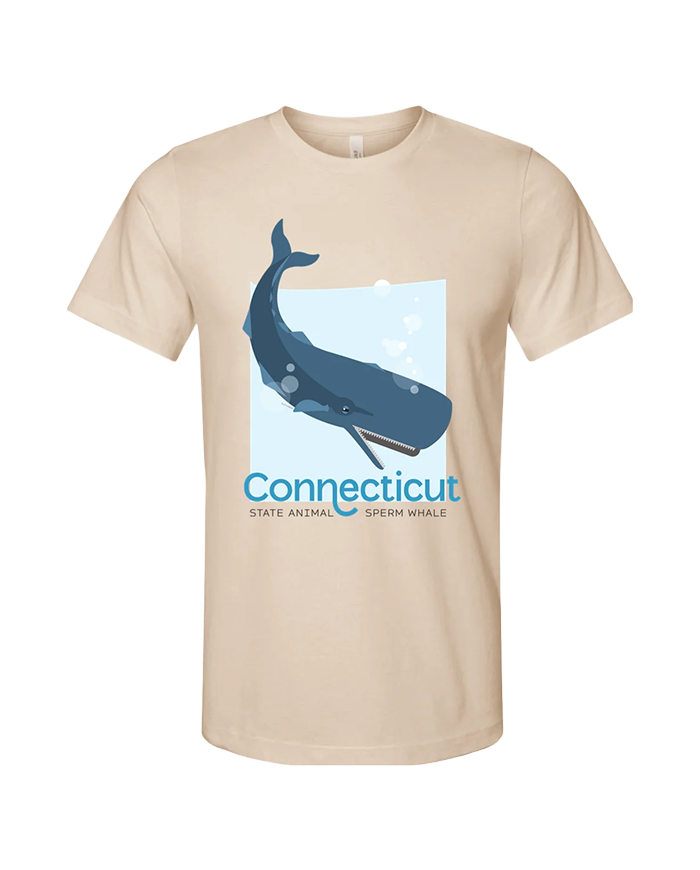 State Animal Sperm Whale Tee