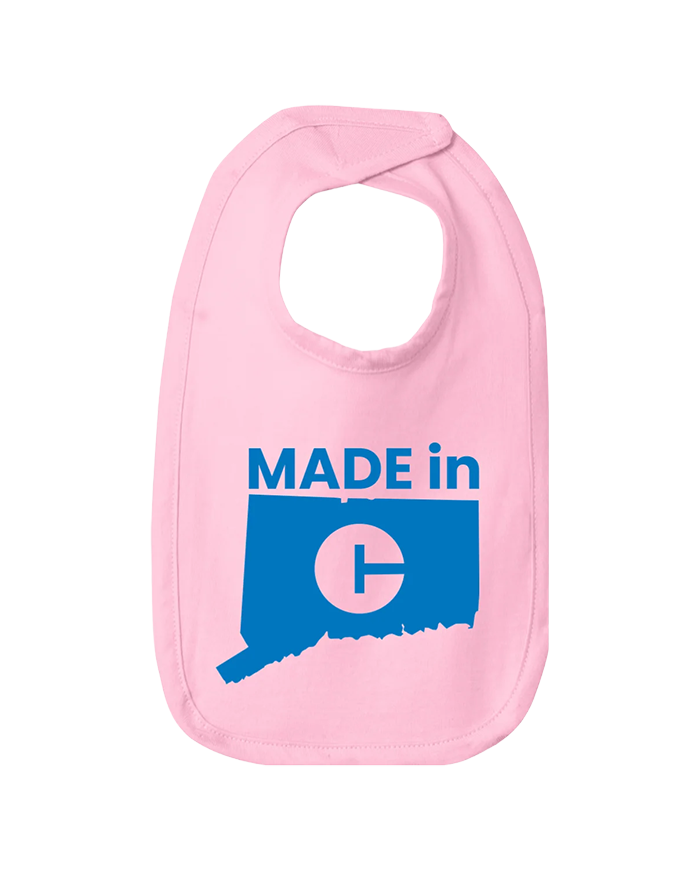 Connecticut Made Infant Premium Jersey Bib