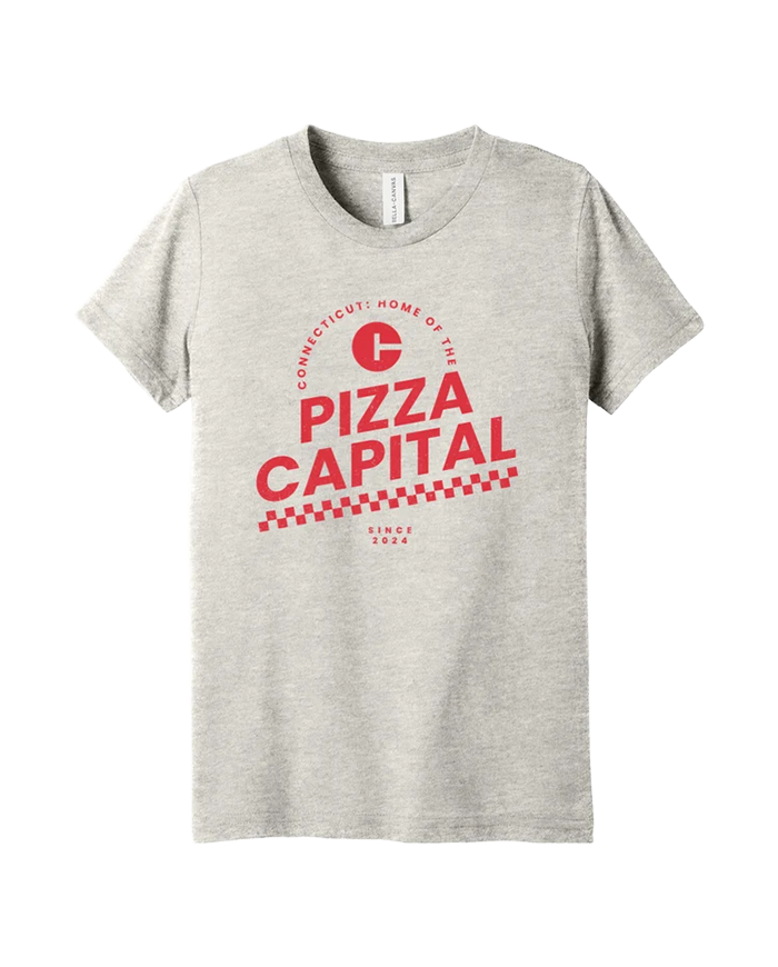 Connecticut Pizza Capital Youth Short Sleeve Tee
